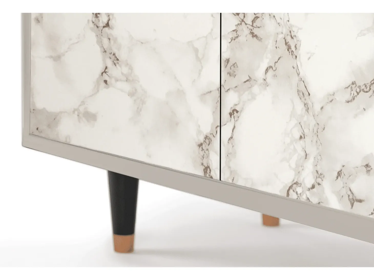 Aparador - 94x96x48 cm - BS3 - Milk Marble, Arena