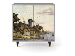 Aparador - 94x96x48 cm - BS3 - Mill along a River, Gris