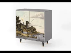 Aparador - 94x96x48 cm - BS3 - Mill along a River, Gris