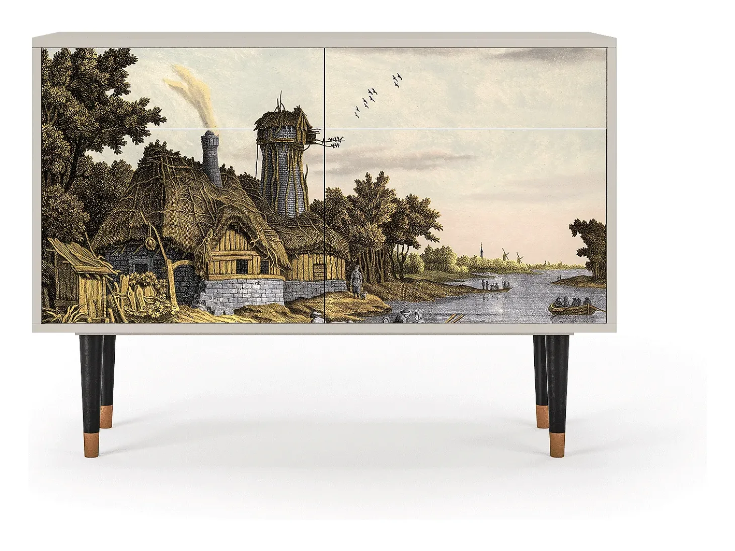 Aparador - 115x85x48 cm - BS4 - Mill along a River, Arena