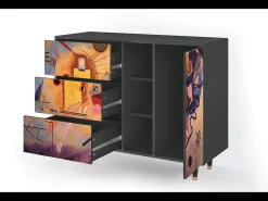 Aparador - 125x98x48 cm - BS2 - Modern Art, Antracita
