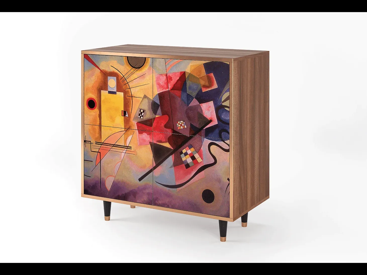 Aparador - 94x96x48 cm - BS3 - Modern Art, Nogal