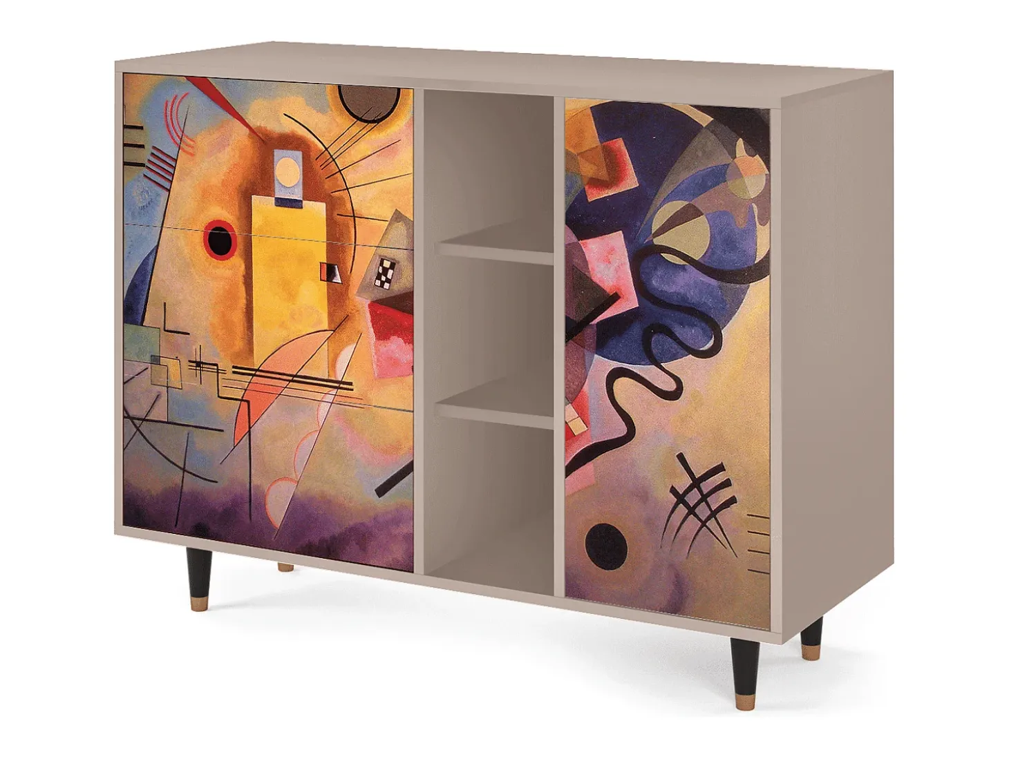 Aparador - 125x98x48 cm - BS2 - Modern Art, Latte
