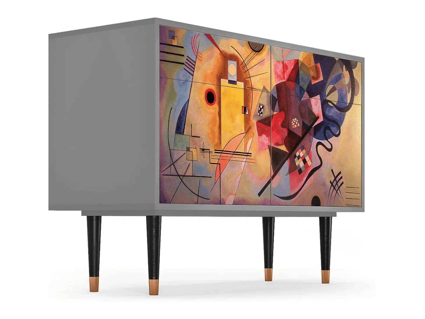 Aparador - 115x85x48 cm - BS4 - Modern Art, Gris
