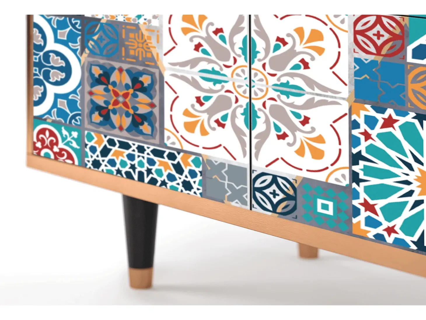 Aparador - 94x96x48 cm - BS3 - Moroccan Market, Nogal