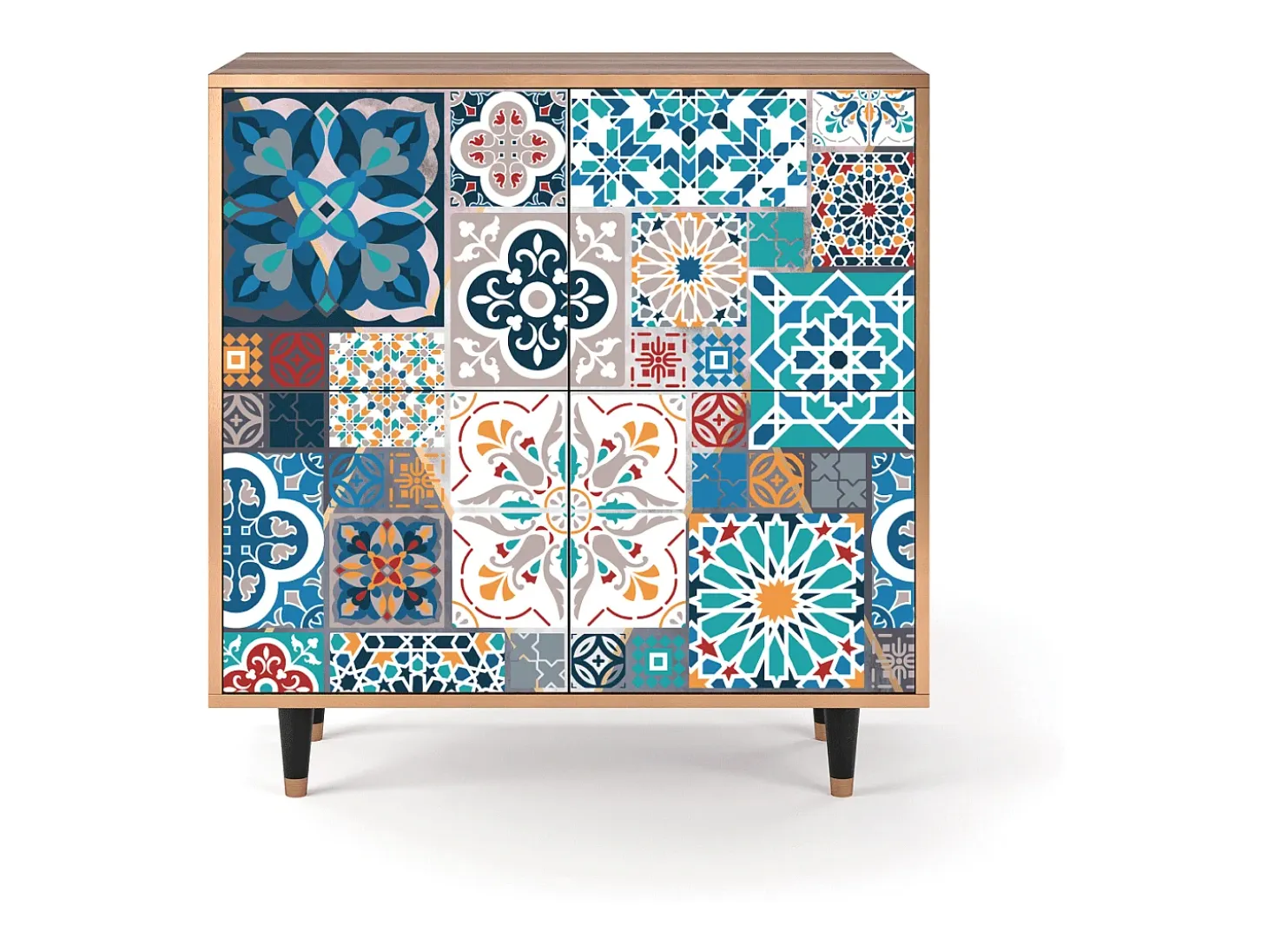 Aparador - 94x96x48 cm - BS3 - Moroccan Market, Nogal