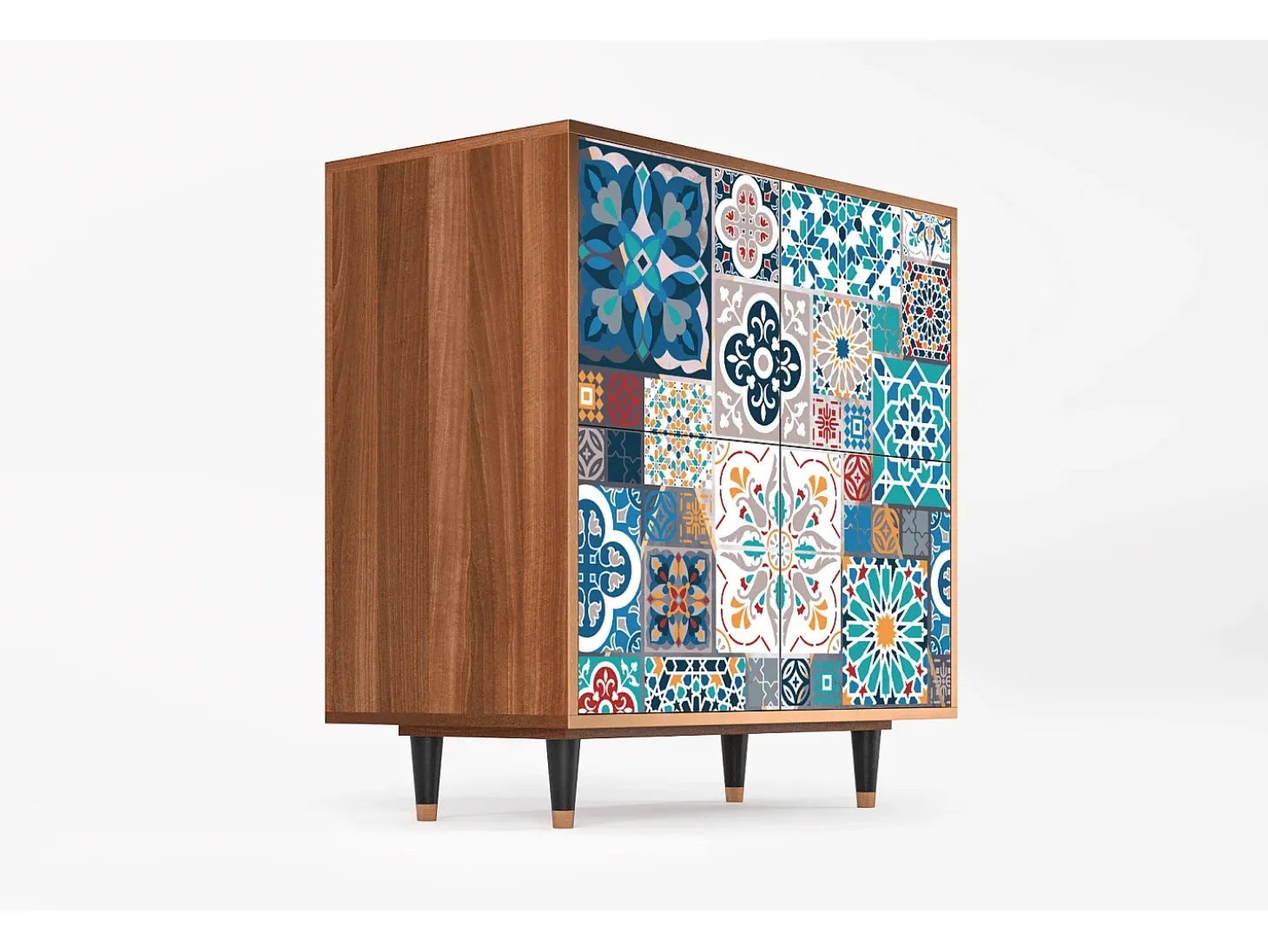 Aparador - 94x96x48 cm - BS3 - Moroccan Market, Nogal