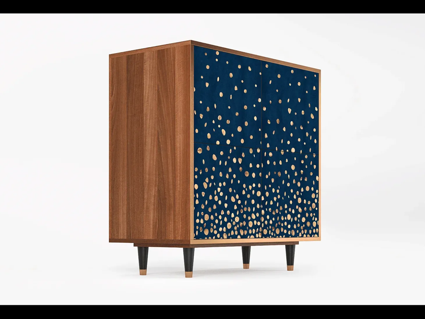 Aparador - 94x96x48 cm - BS3 - Night Skies, Nogal