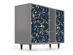 Aparador - 125x98x48 cm - BS2 - Night Sky Langhterns, Gris