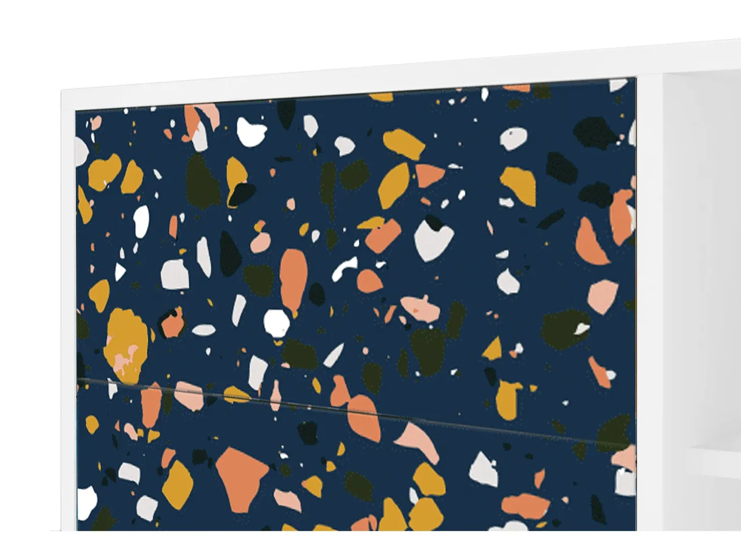 Aparador - 125x98x48 cm - BS2 - Night Sky Langhterns, Blanco