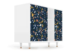 Aparador - 125x98x48 cm - BS2 - Night Sky Langhterns, Blanco