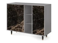 Aparador - 125x98x48 cm - BS2 - Night Abyss, Gris
