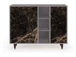 Aparador - 125x98x48 cm - BS2 - Night Abyss, Gris
