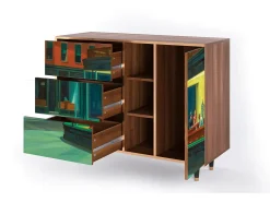 Aparador - 125x98x48 cm - BS2 - Nighthawks by Hopper, Nogal