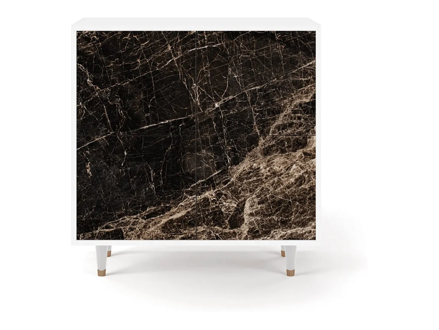 Aparador - 94x96x48 cm - BS3 - Night Abyss, Blanco