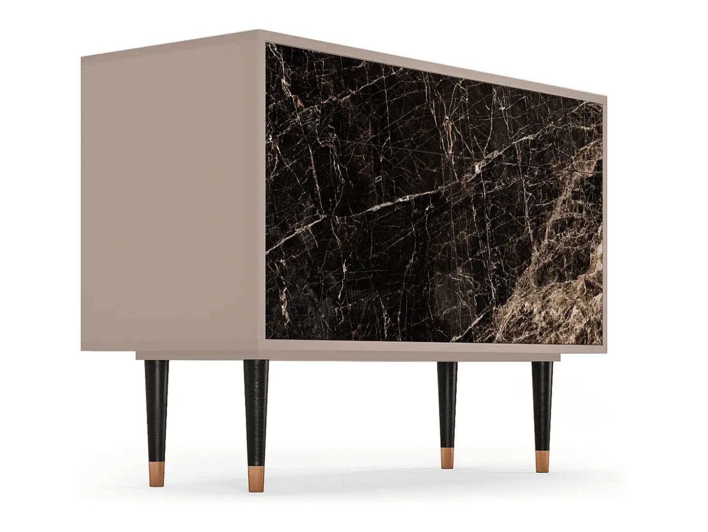 Aparador - 115x85x48 cm - BS4 - Night Abyss, Latte