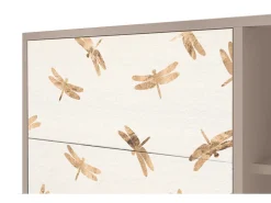 Aparador - 125x98x48 cm - BS2 - Nude Dragonflies, Latte