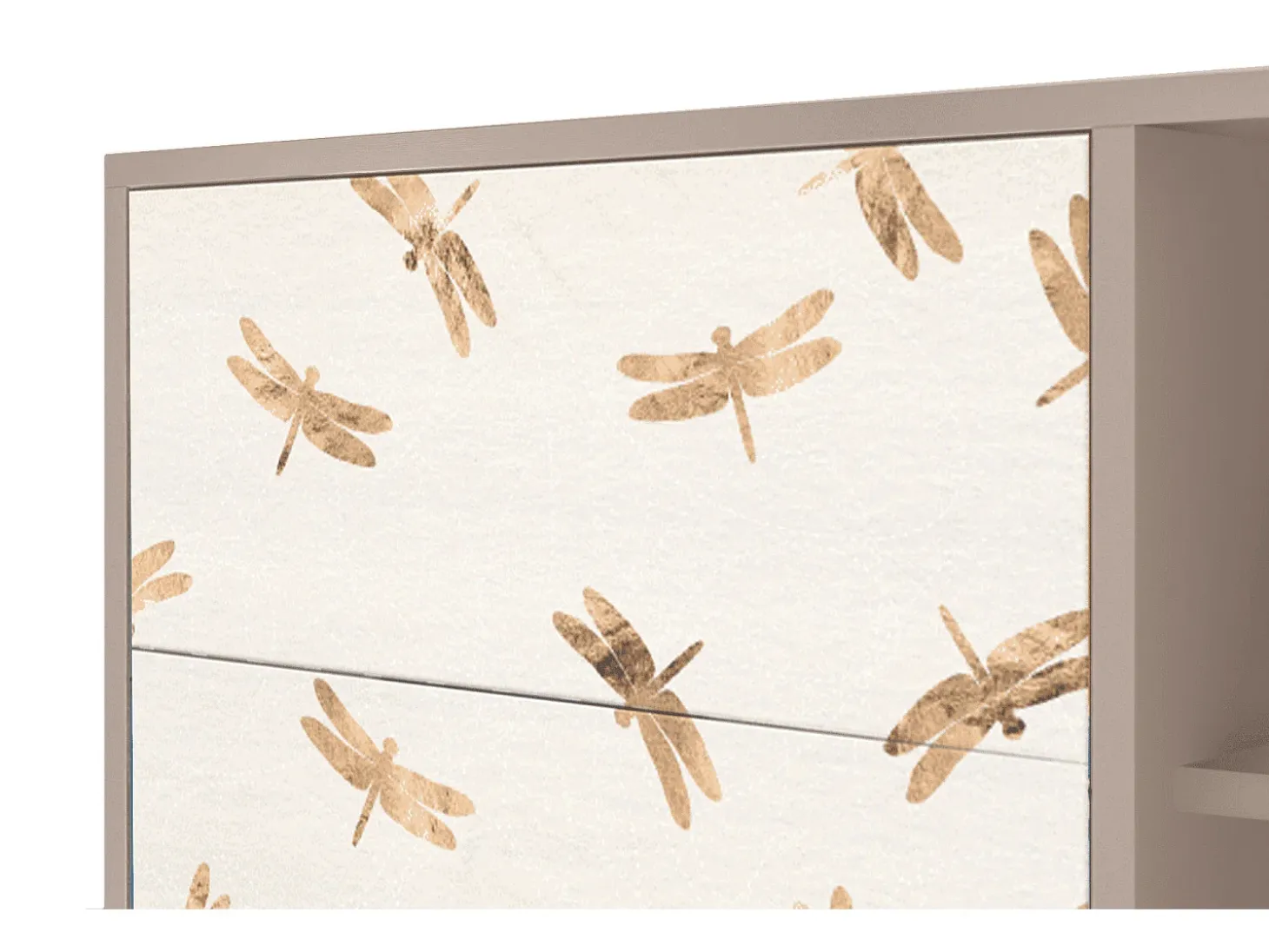 Aparador - 125x98x48 cm - BS2 - Nude Dragonflies, Latte