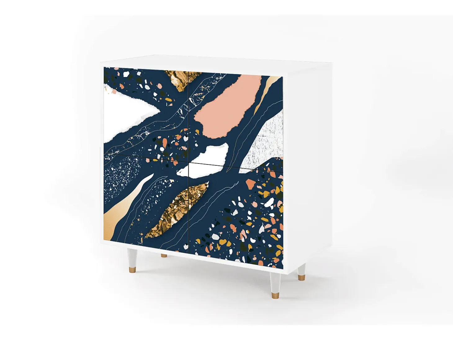 Aparador - 94x96x48 cm - BS3 - Nude Iceberg, Blanco
