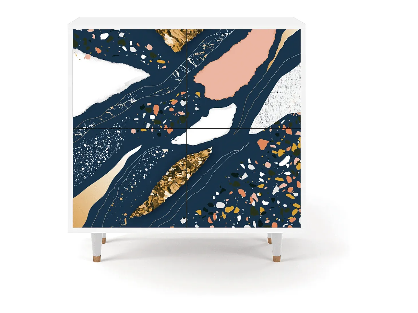 Aparador - 94x96x48 cm - BS3 - Nude Iceberg, Blanco