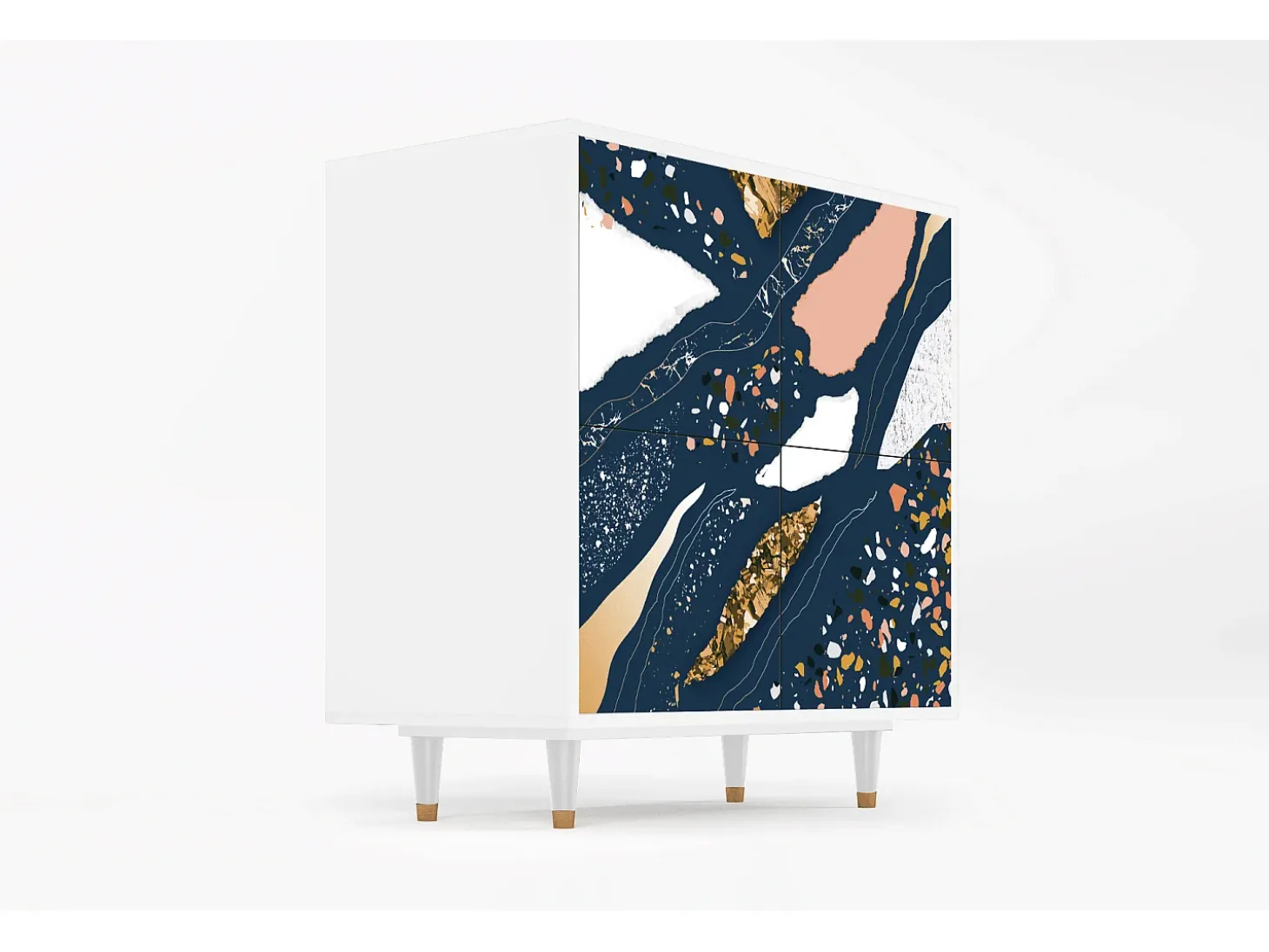 Aparador - 94x96x48 cm - BS3 - Nude Iceberg, Blanco