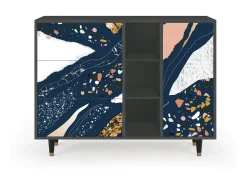 Aparador - 125x98x48 cm - BS2 - Nude Iceberg, Antracita
