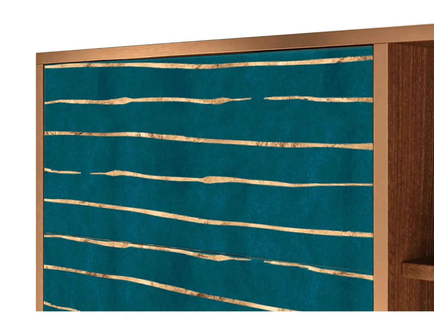 Aparador - 125x98x48 cm - BS2 - Ocean Drive, Nogal