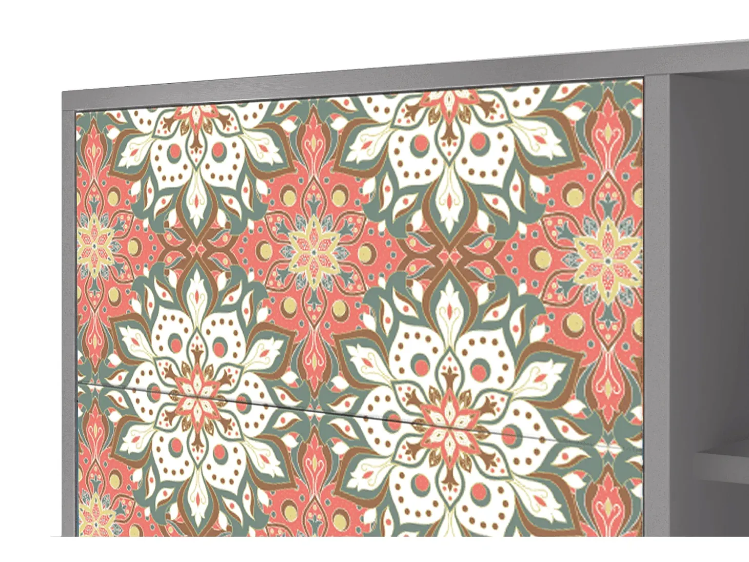 Aparador - 125x98x48 cm - BS2 - Peach Grove, Gris