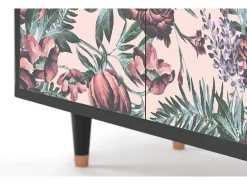 Aparador - 94x96x48 cm - BS3 - Peach Peonies, Antracita
