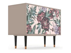 Aparador - 115x85x48 cm - BS4 - Peach Peonies, Latte