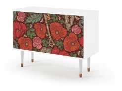 Aparador - 115x85x48 cm - BS4 - Poppy Garden, Blanco
