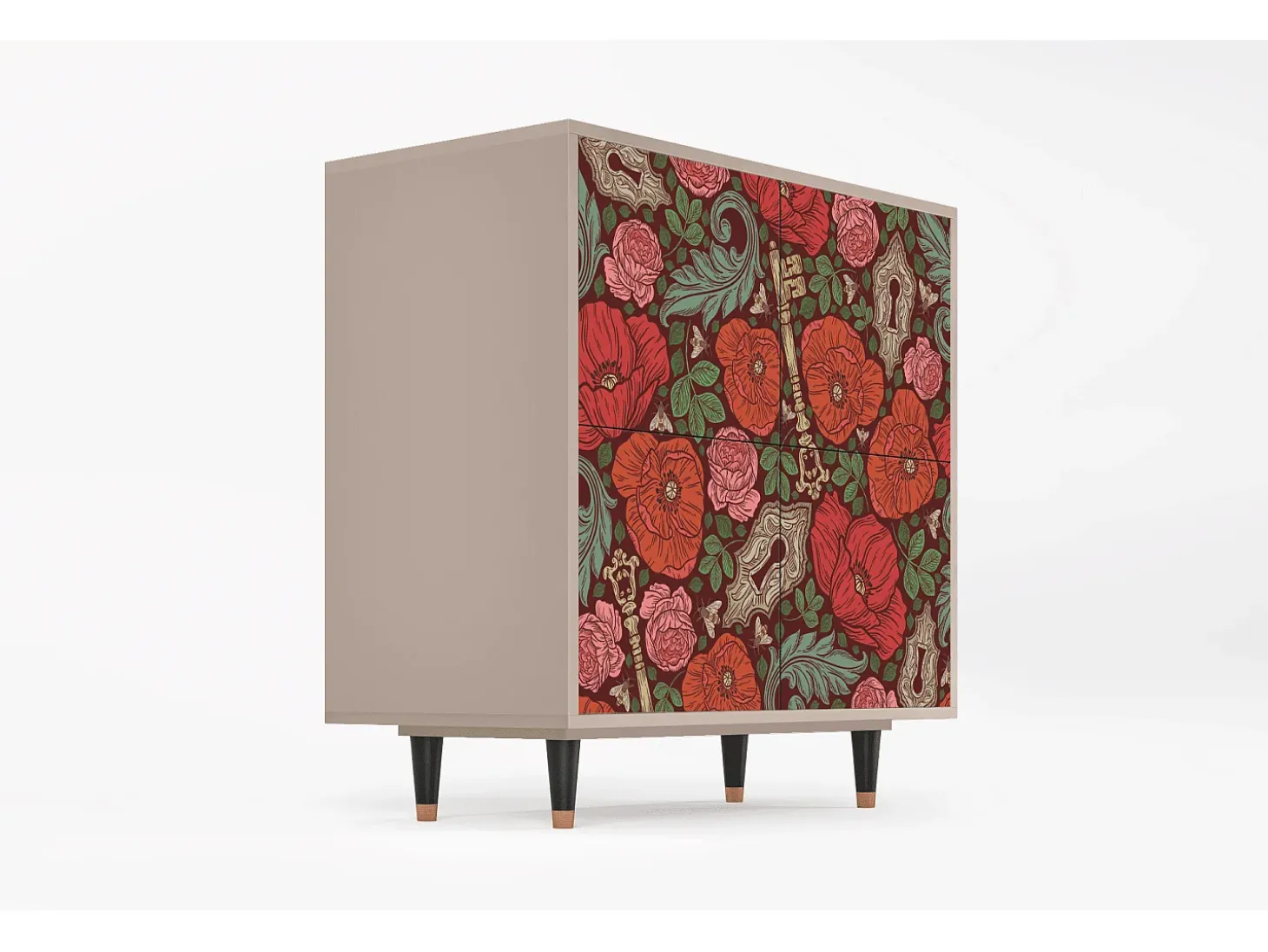 Aparador - 94x96x48 cm - BS3 - Poppy Garden, Latte