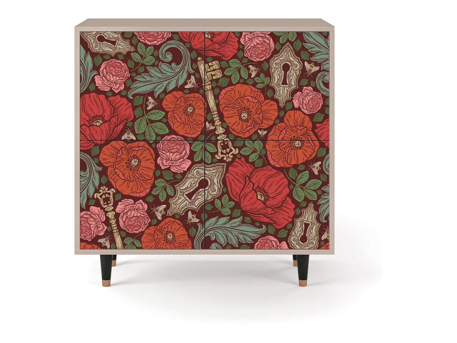 Aparador - 94x96x48 cm - BS3 - Poppy Garden, Latte