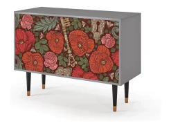 Aparador - 115x85x48 cm - BS4 - Poppy Garden, Gris