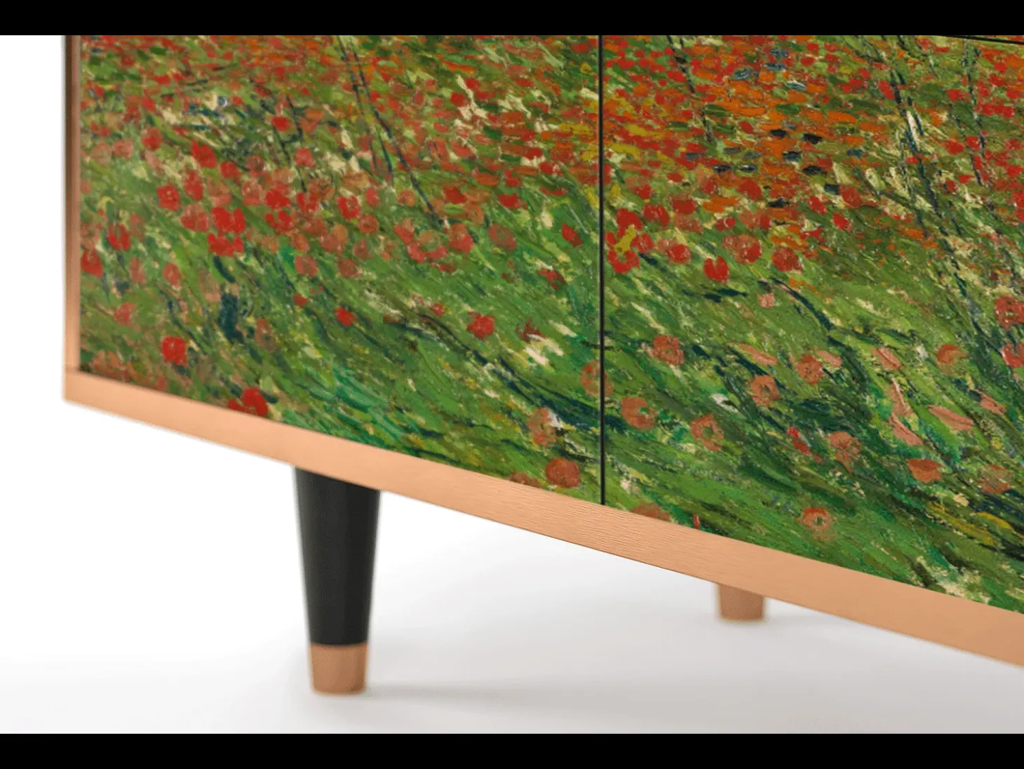 Aparador - 94x96x48 cm - BS3 - Poppy field by van Gogh, Nogal