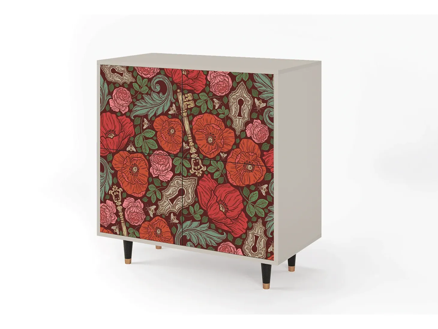 Aparador - 94x96x48 cm - BS3 - Poppy Garden, Arena