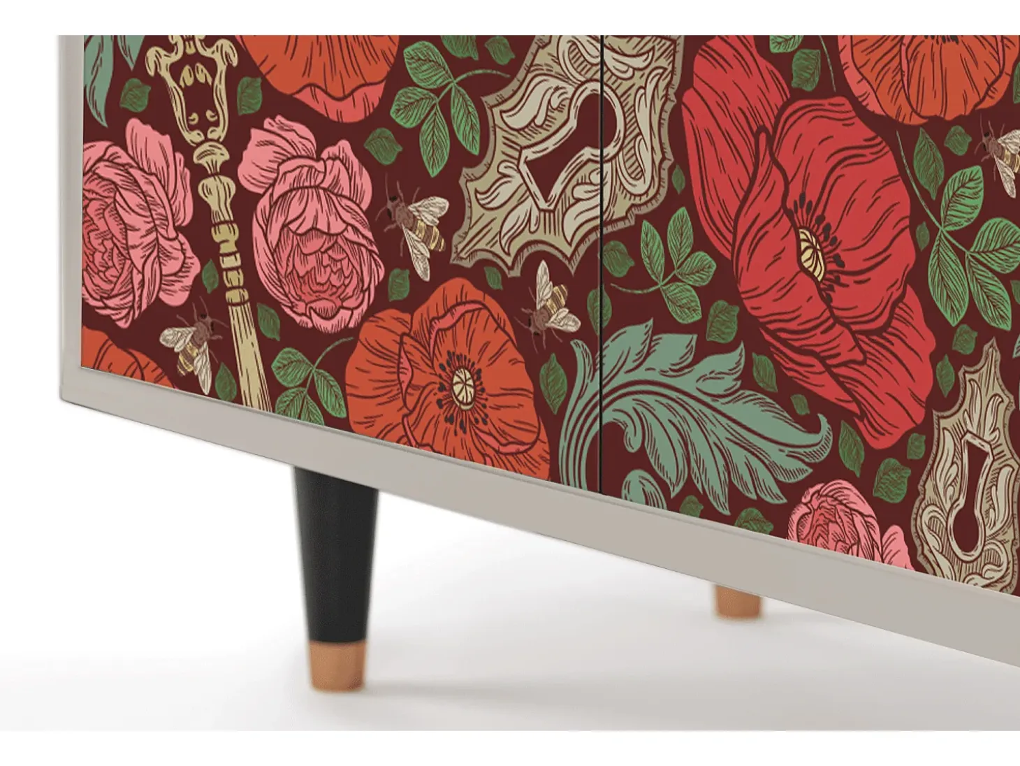Aparador - 94x96x48 cm - BS3 - Poppy Garden, Arena