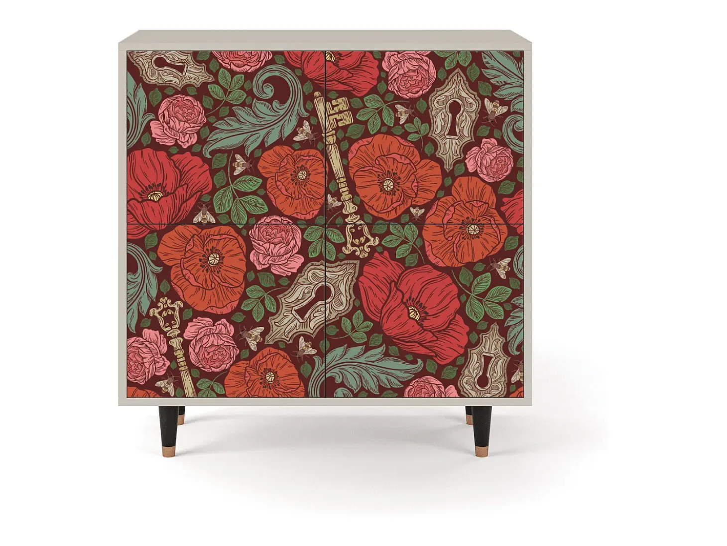 Aparador - 94x96x48 cm - BS3 - Poppy Garden, Arena