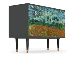 Aparador - 115x85x48 cm - BS4 - Poppy field by van Gogh, Antracita