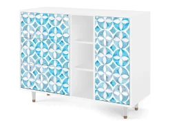 Aparador - 125x98x48 cm - BS2 - Porto Mood, Blanco