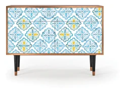 Aparador - 115x85x48 cm - BS4 - Portugese tiles, Nogal