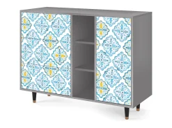 Aparador - 125x98x48 cm - BS2 - Portugese tiles, Gris