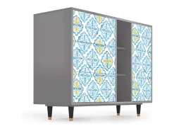 Aparador - 125x98x48 cm - BS2 - Portugese tiles, Gris