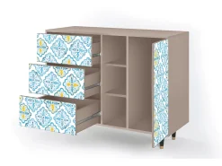 Aparador - 125x98x48 cm - BS2 - Portugese tiles, Latte