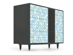 Aparador - 125x98x48 cm - BS2 - Portugese tiles, Antracita