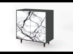 Aparador - 94x96x48 cm - BS3 - Raven Marble, Antracita
