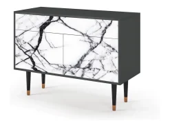 Aparador - 115x85x48 cm - BS4 - Raven Marble, Antracita