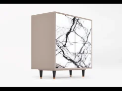 Aparador - 94x96x48 cm - BS3 - Raven Marble, Latte