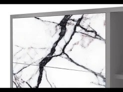 Aparador - 125x98x48 cm - BS2 - Raven Marble, Gris