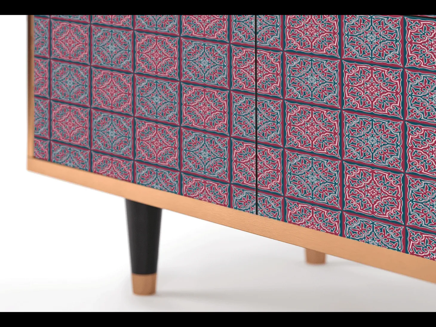 Aparador - 94x96x48 cm - BS3 - Riviera Mosaic, Nogal